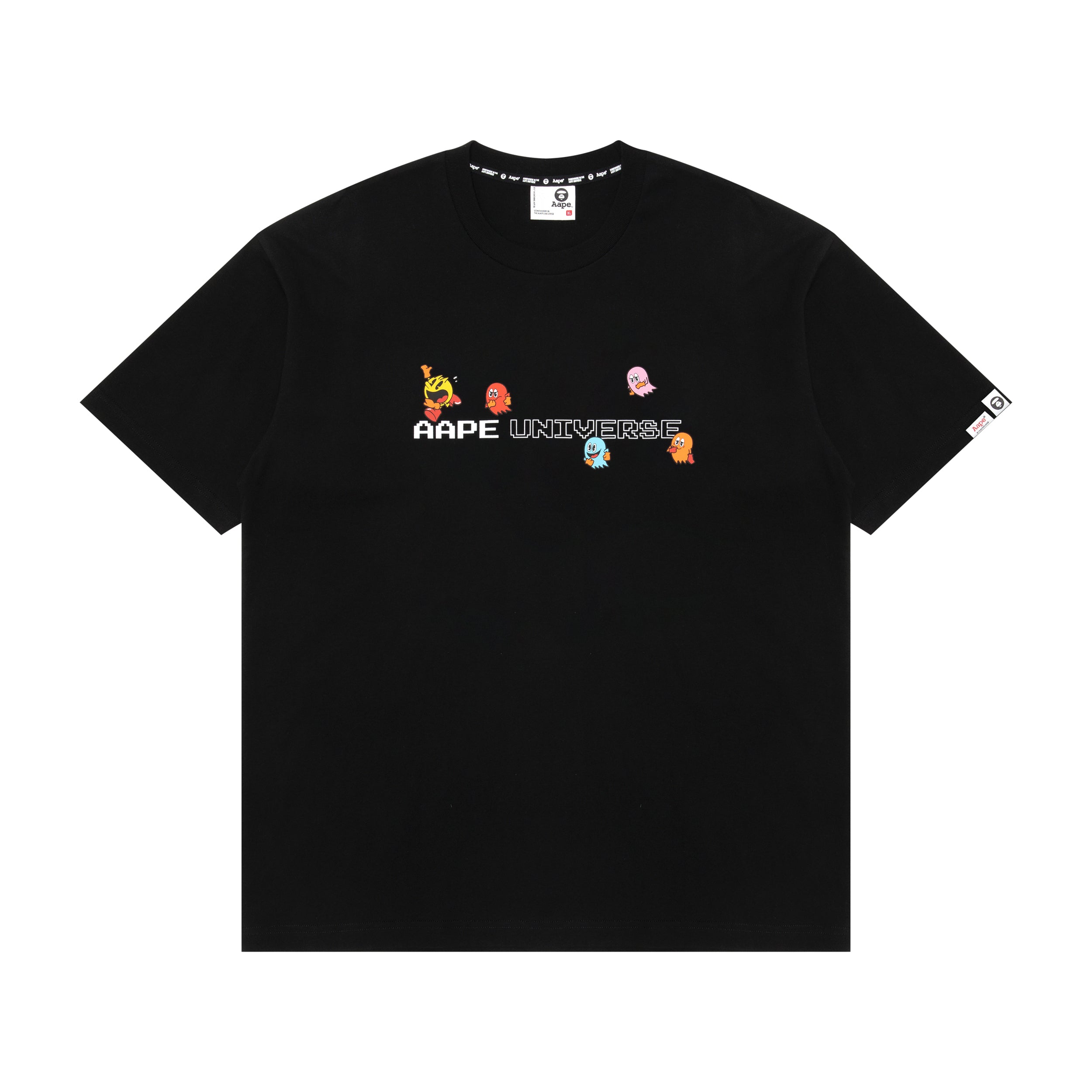 AAPE X PAC-MAN GRAPHIC PRINTED TEE