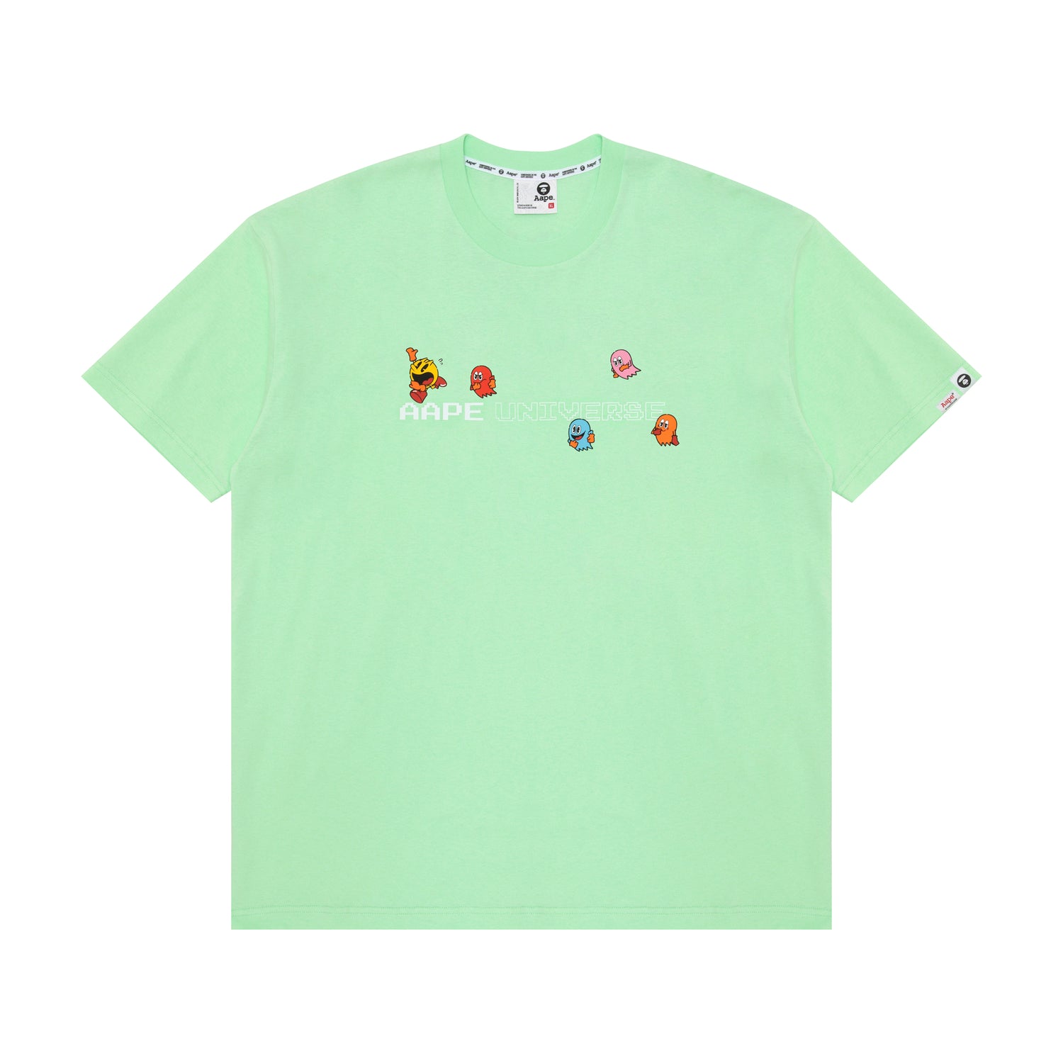 AAPE X PAC-MAN GRAPHIC PRINTED TEE