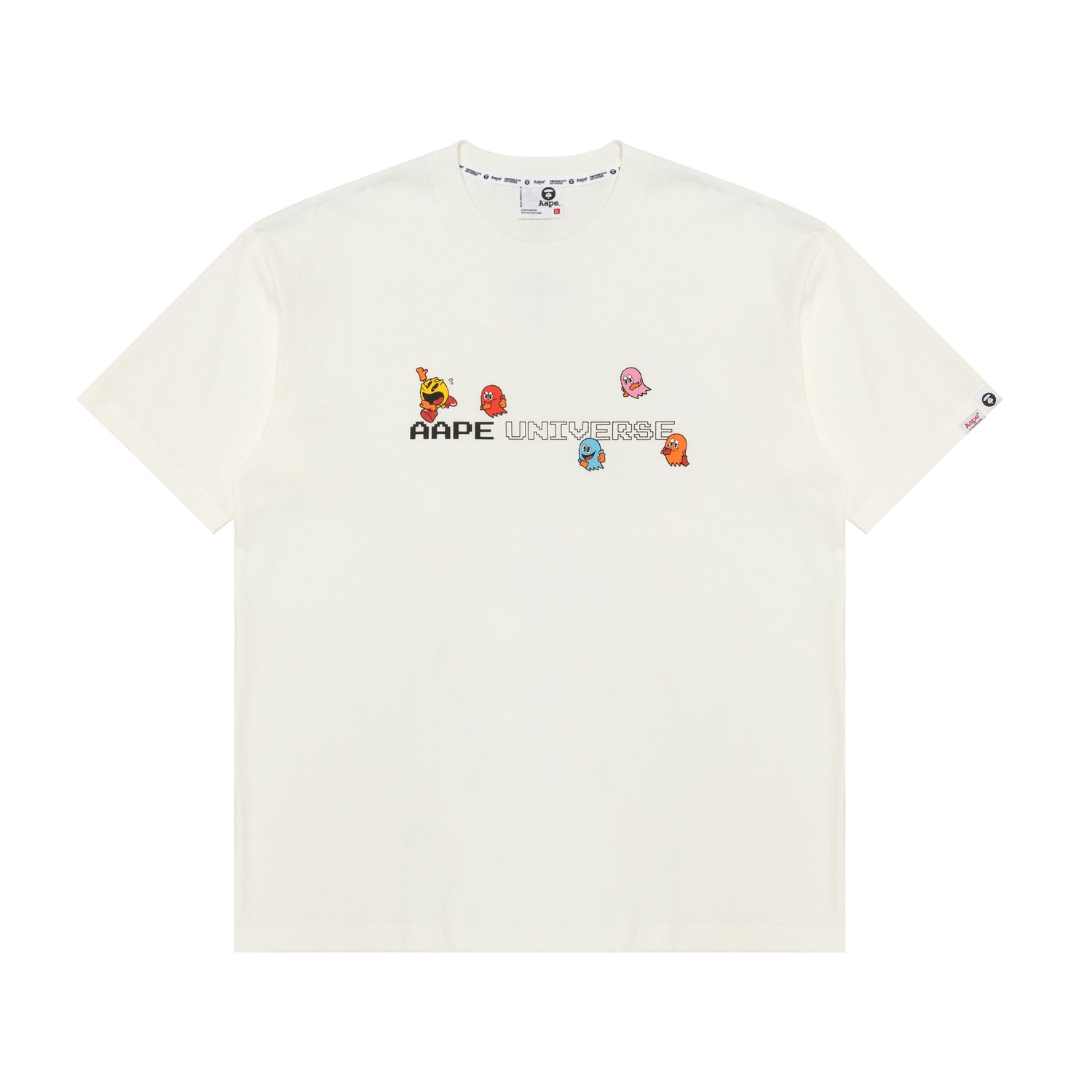 AAPE X PAC-MAN GRAPHIC PRINTED TEE