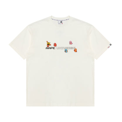 AAPE X PAC-MAN GRAPHIC PRINTED TEE