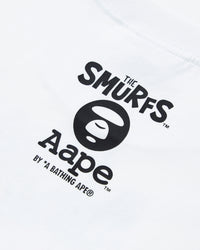 AAPE X THE SMURFS MOONFACE GRAPHIC TEE