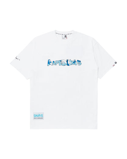 AAPE X THE SMURFS MOONFACE GRAPHIC TEE