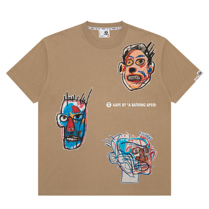 AAPE X JEAN-MICHEL BASQUIAT GRAPHIC TEE