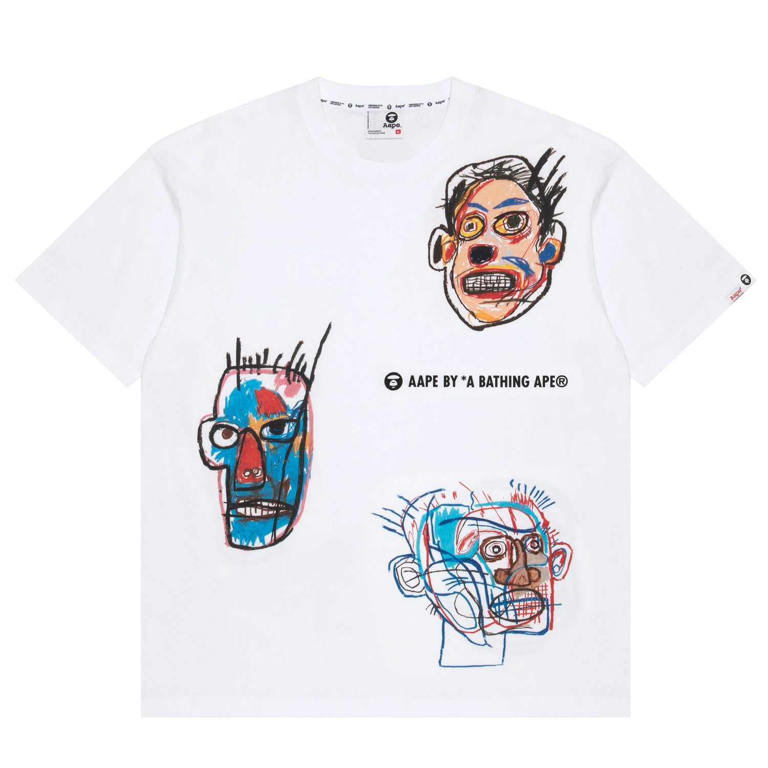 AAPE X JEAN-MICHEL BASQUIAT GRAPHIC TEE