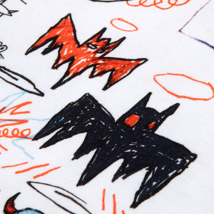 AAPE X JEAN-MICHEL BASQUIAT MOONFACE TEE