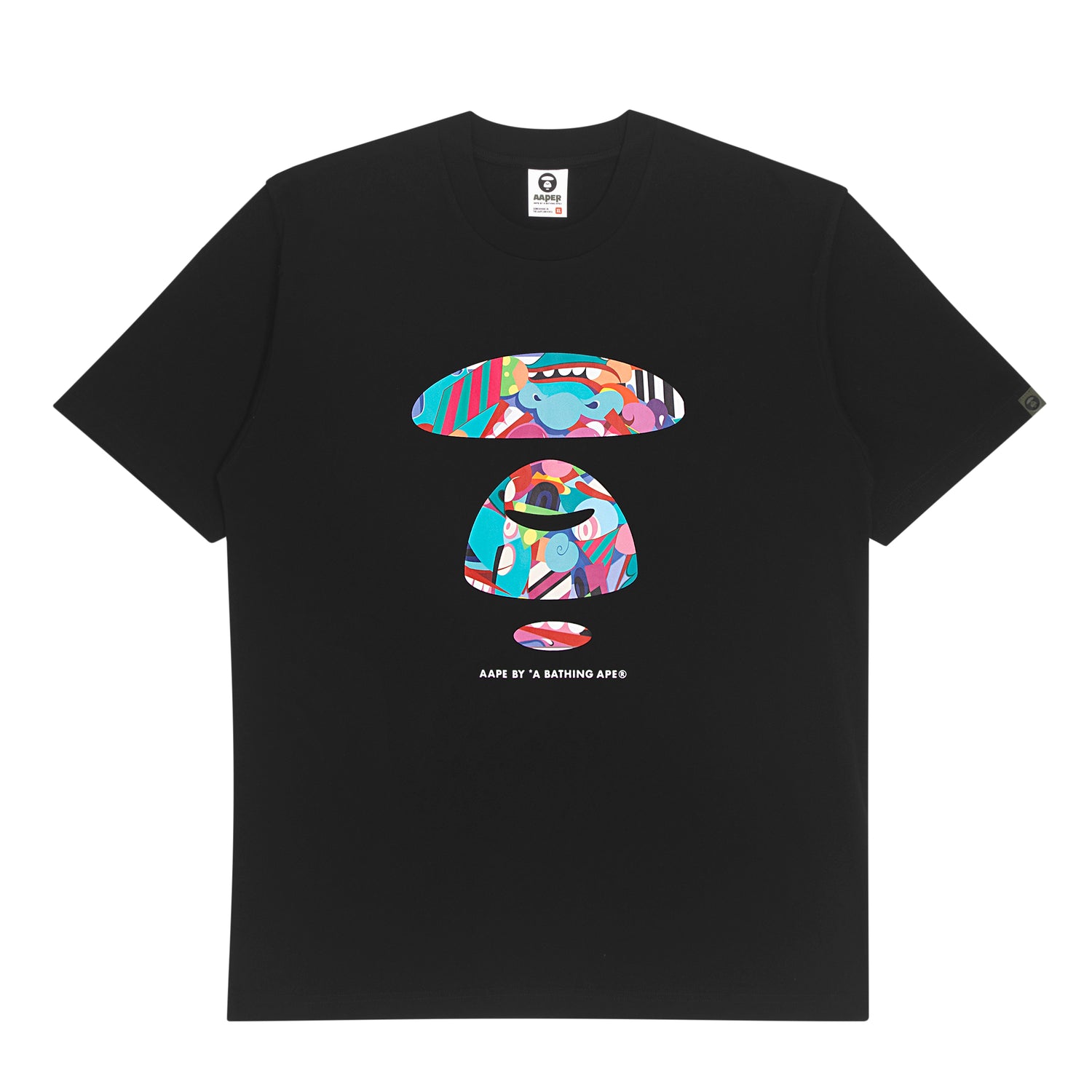 AAPE X ERIC INKALA MOONFACE GRAPHIC TEE