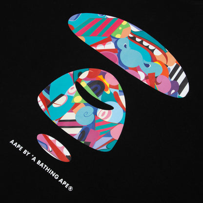 AAPE X ERIC INKALA MOONFACE GRAPHIC TEE