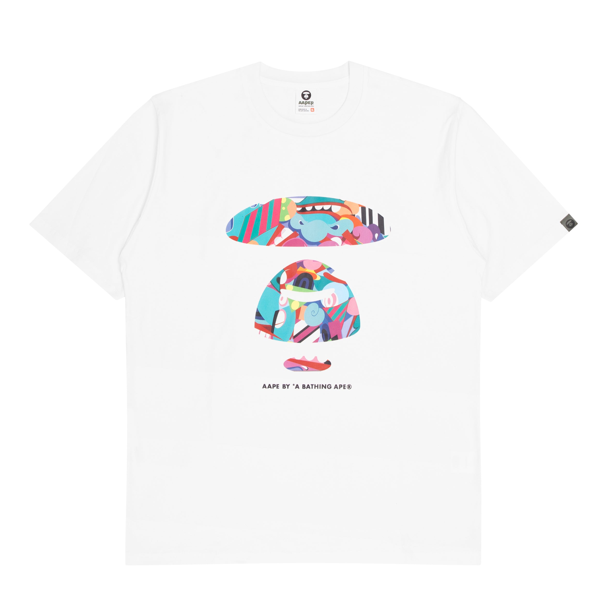 AAPE X ERIC INKALA MOONFACE GRAPHIC TEE