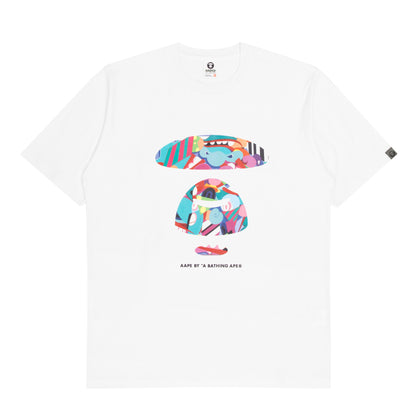 AAPE X ERIC INKALA MOONFACE GRAPHIC TEE