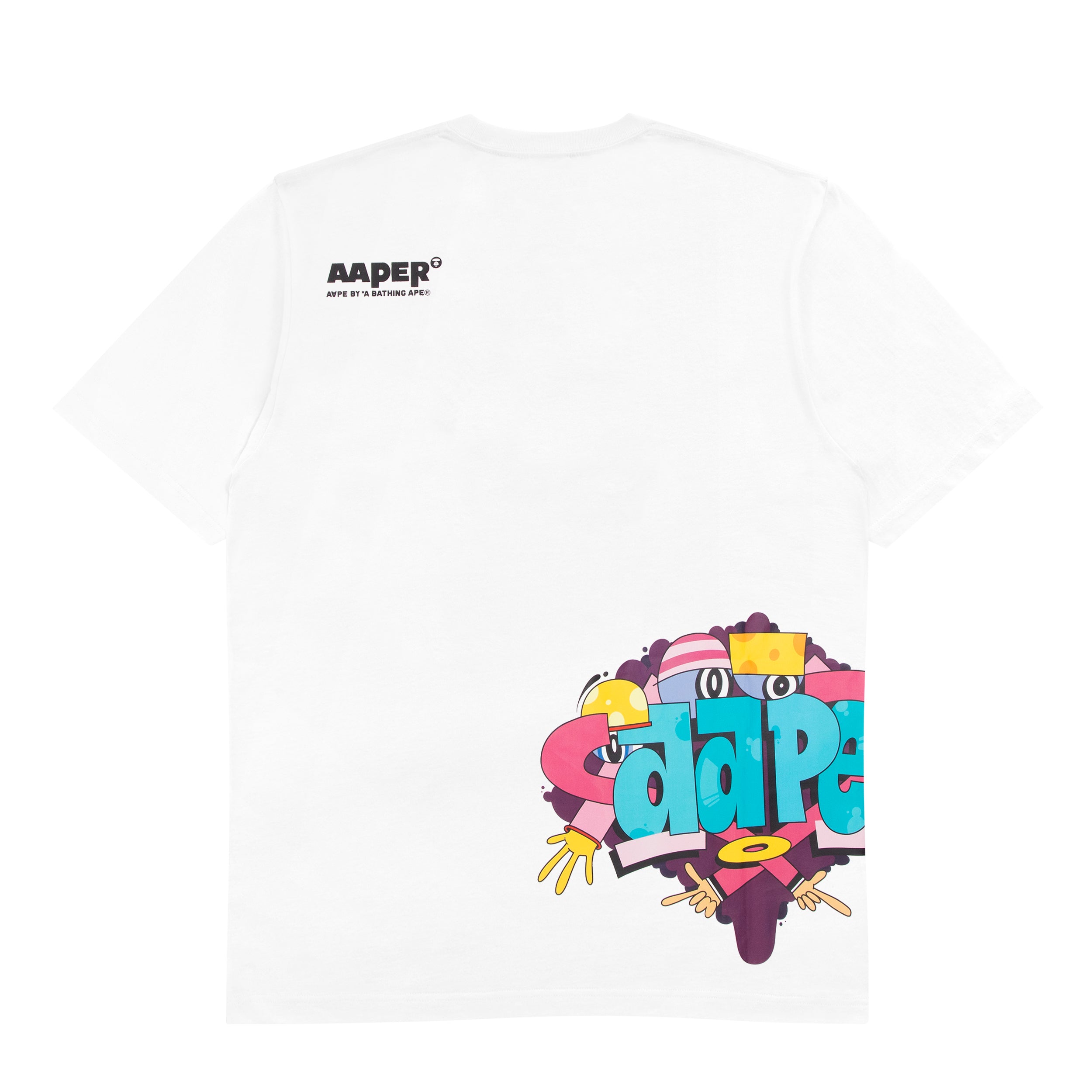 AAPE X ERIC INKALA MOONFACE GRAPHIC TEE