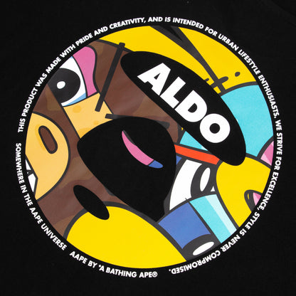 AAPE X ERIC INKALA AAPER ALDO GRAPHIC TEE