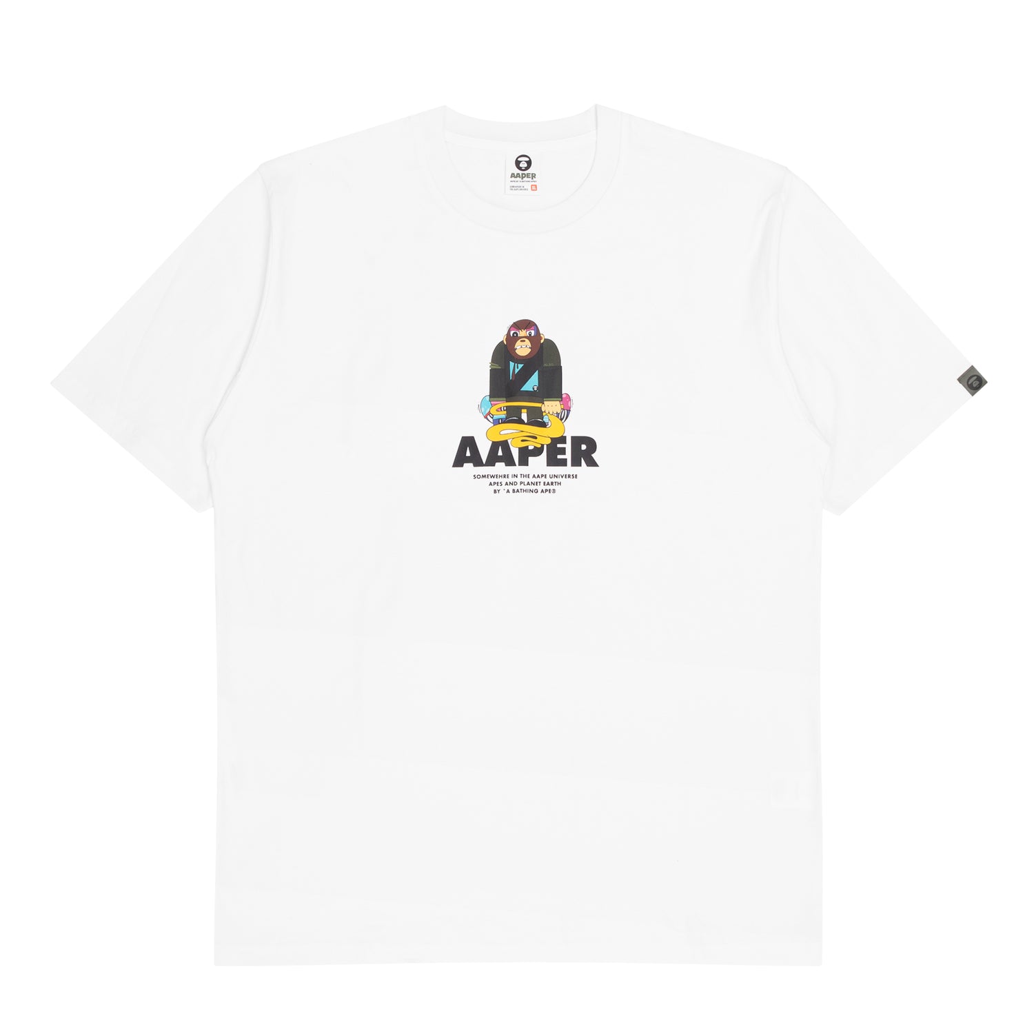 AAPE X ERIC INKALA AAPER ALDO GRAPHIC TEE