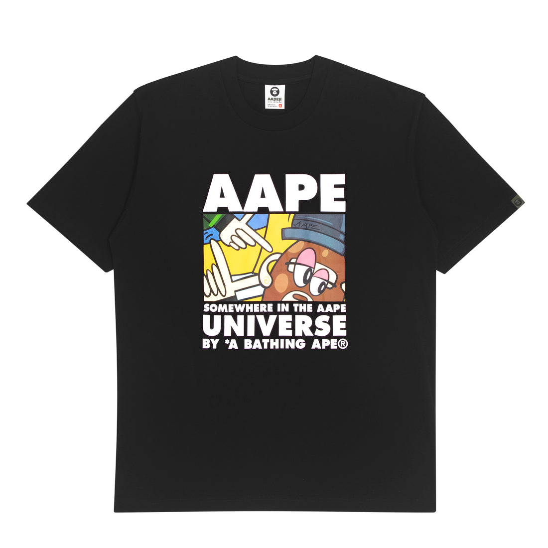 AAPE X ERIC INKALA AAPER GRAPHIC TEE