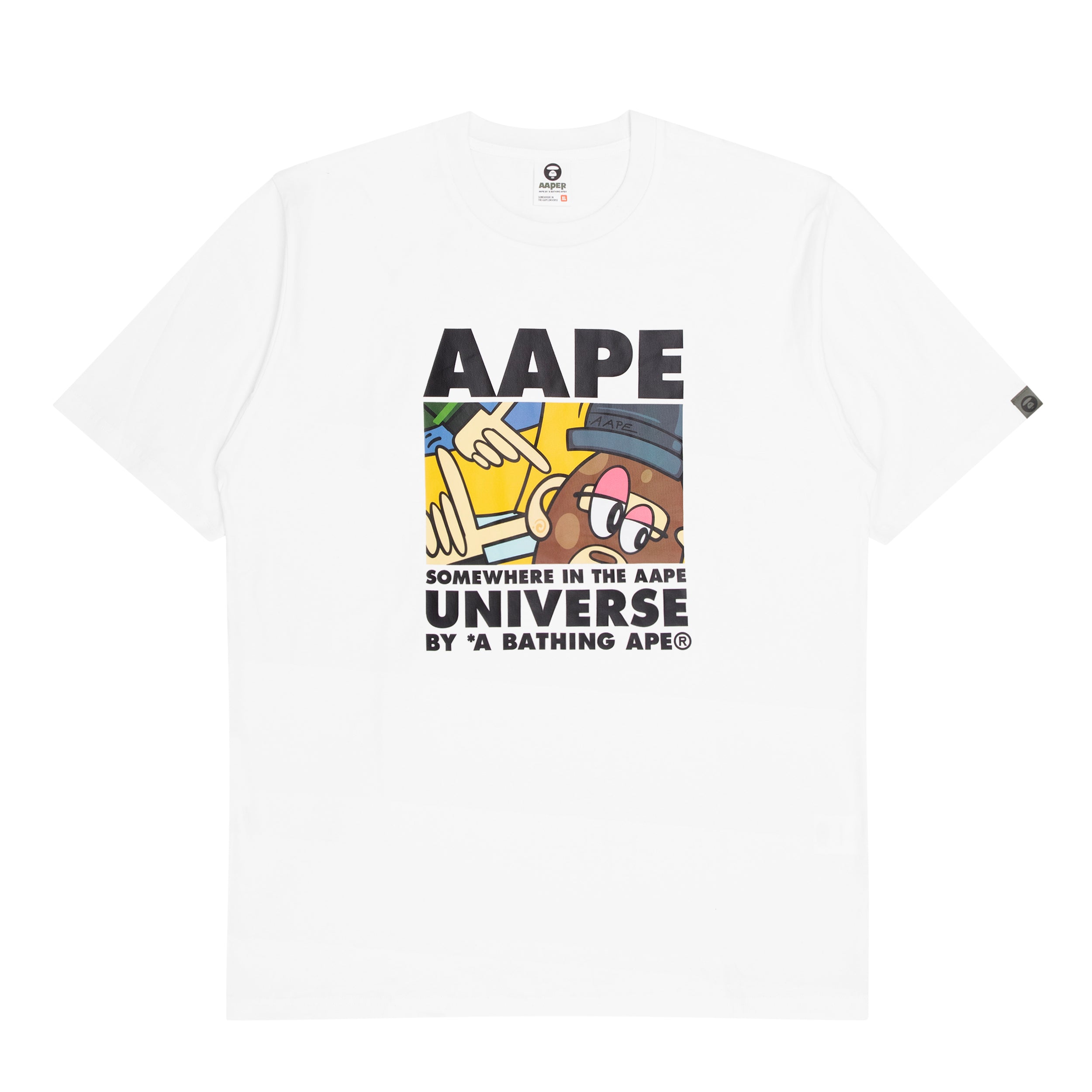 AAPE X ERIC INKALA AAPER GRAPHIC TEE