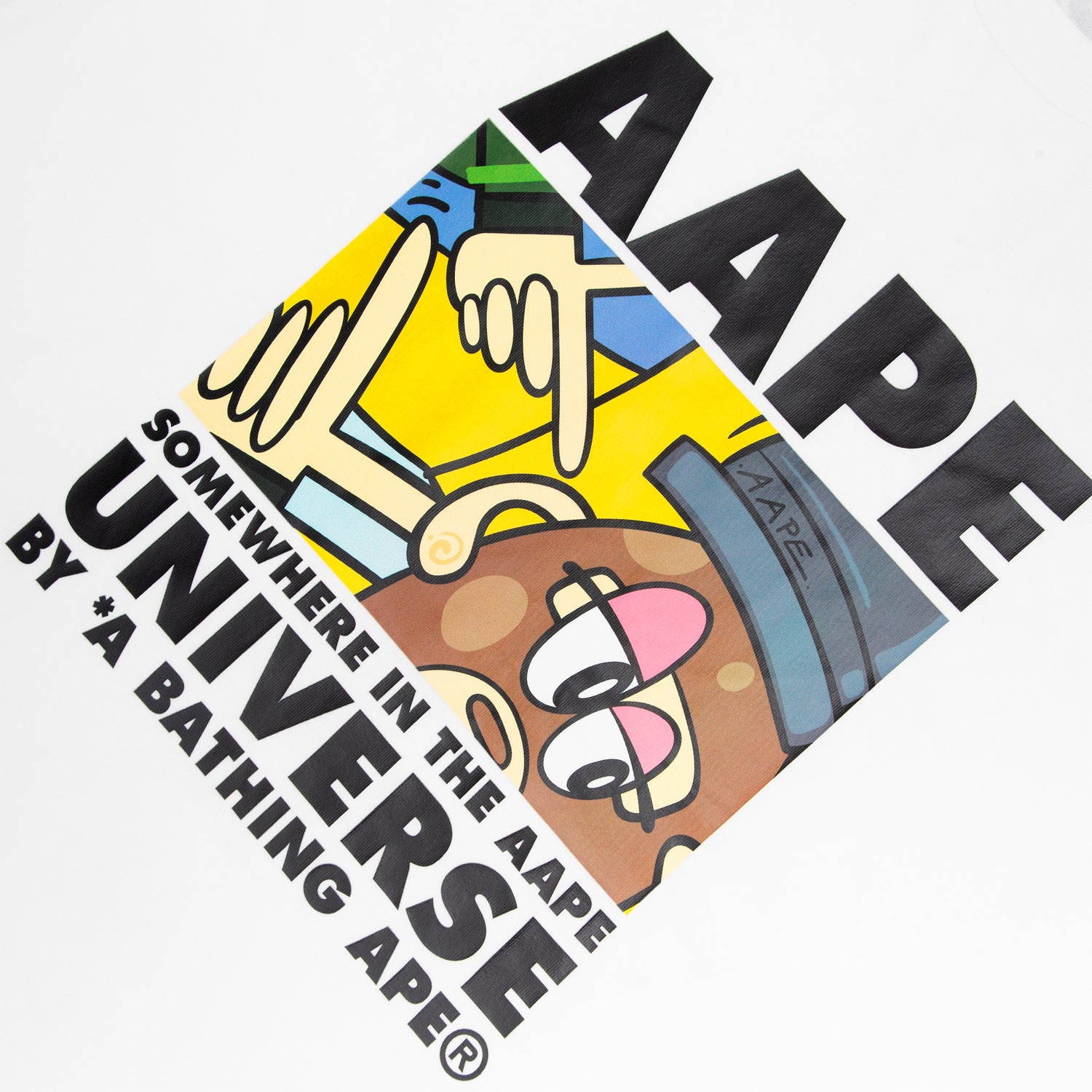 AAPE X ERIC INKALA AAPER GRAPHIC TEE