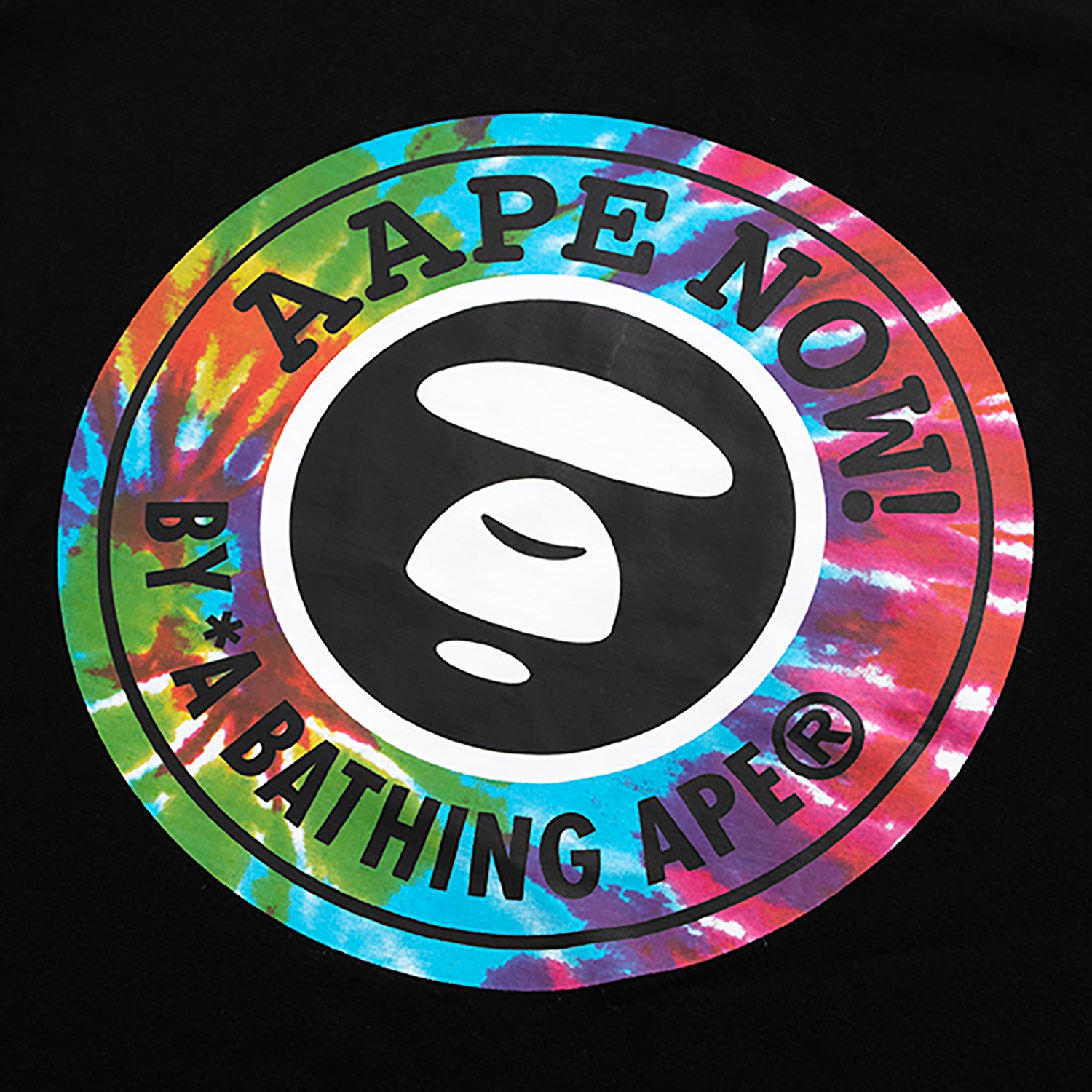 AAPE TIE-DYE LOGO TEE