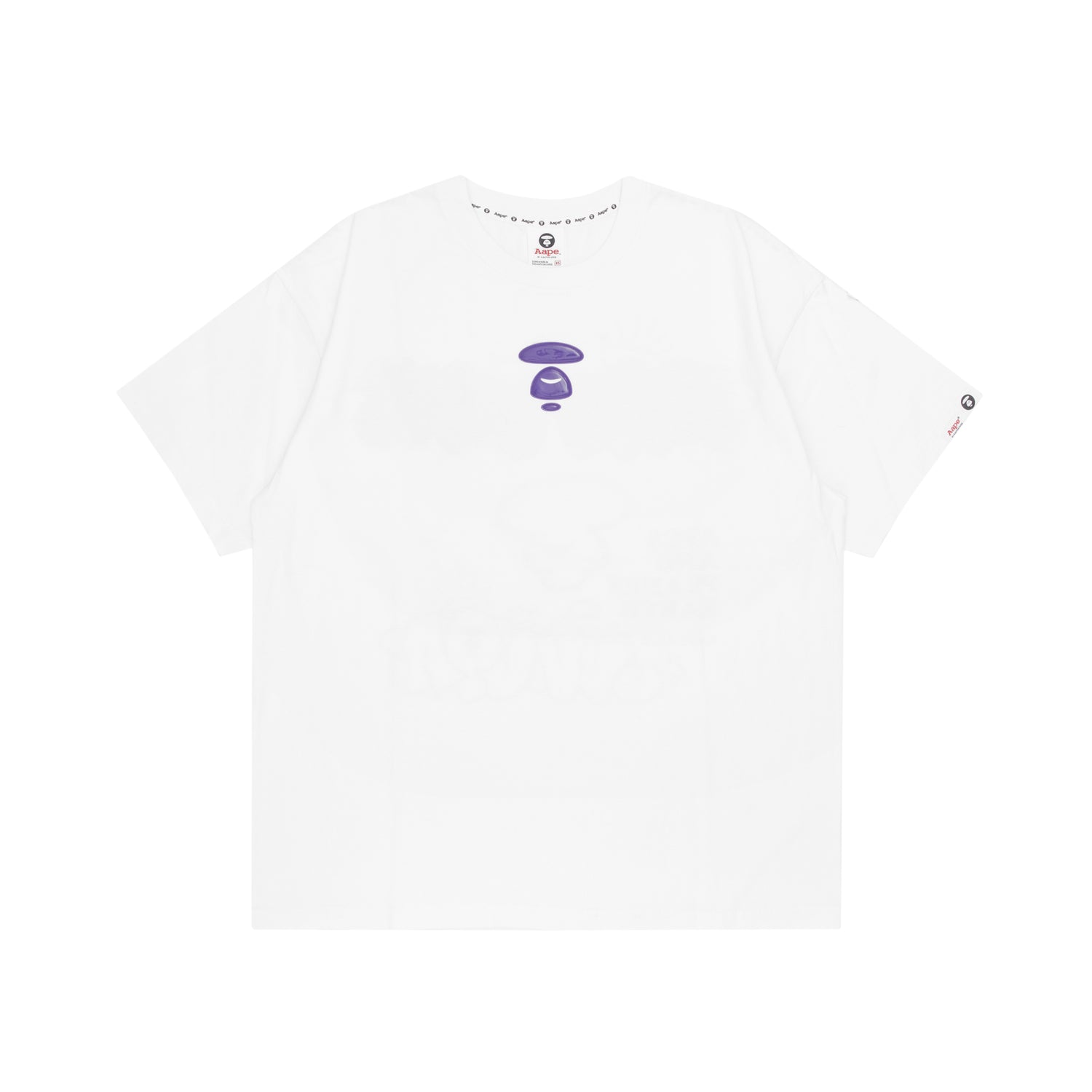 AAPE MOONFACE PATCHED TEE