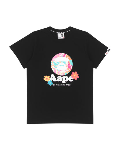 MOONFACE FLORAL GRAPHIC TEE