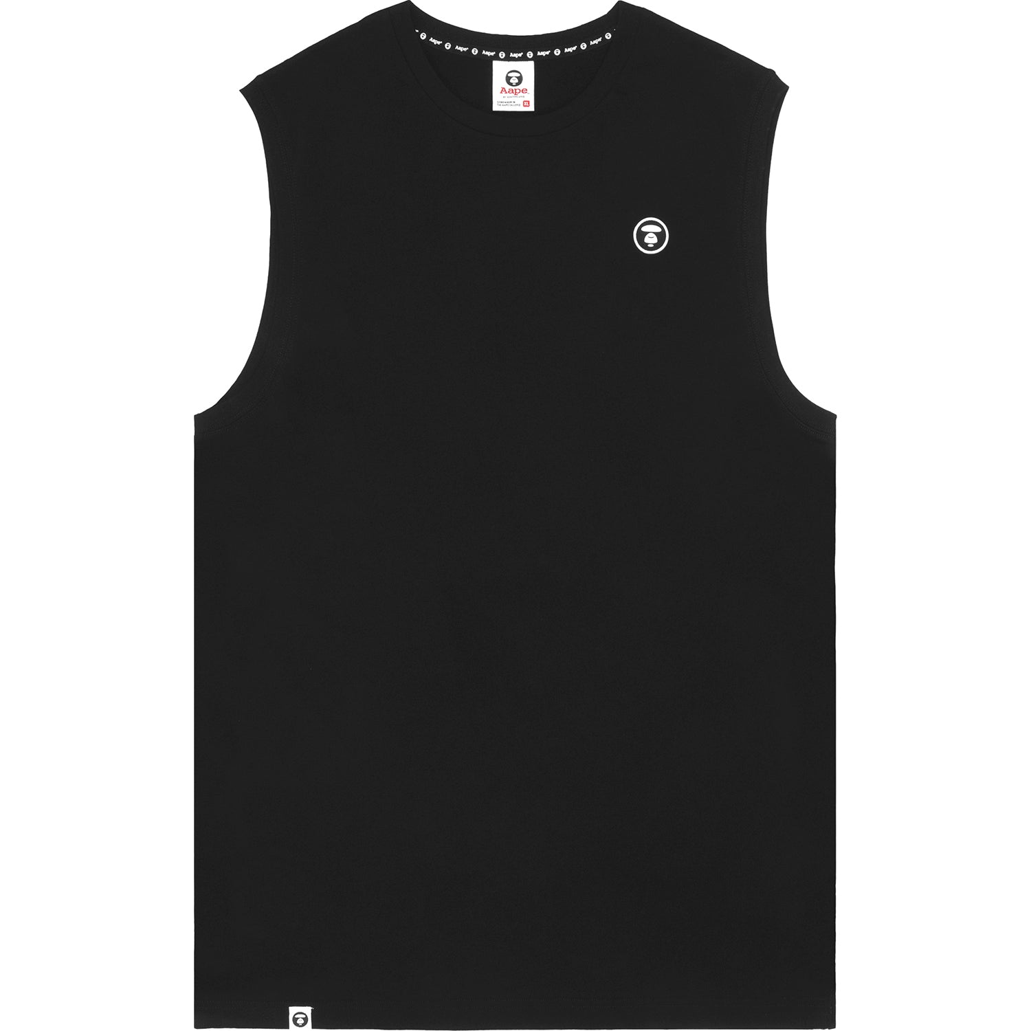 AAPE APE FACE BADGE MUSCLE TEE