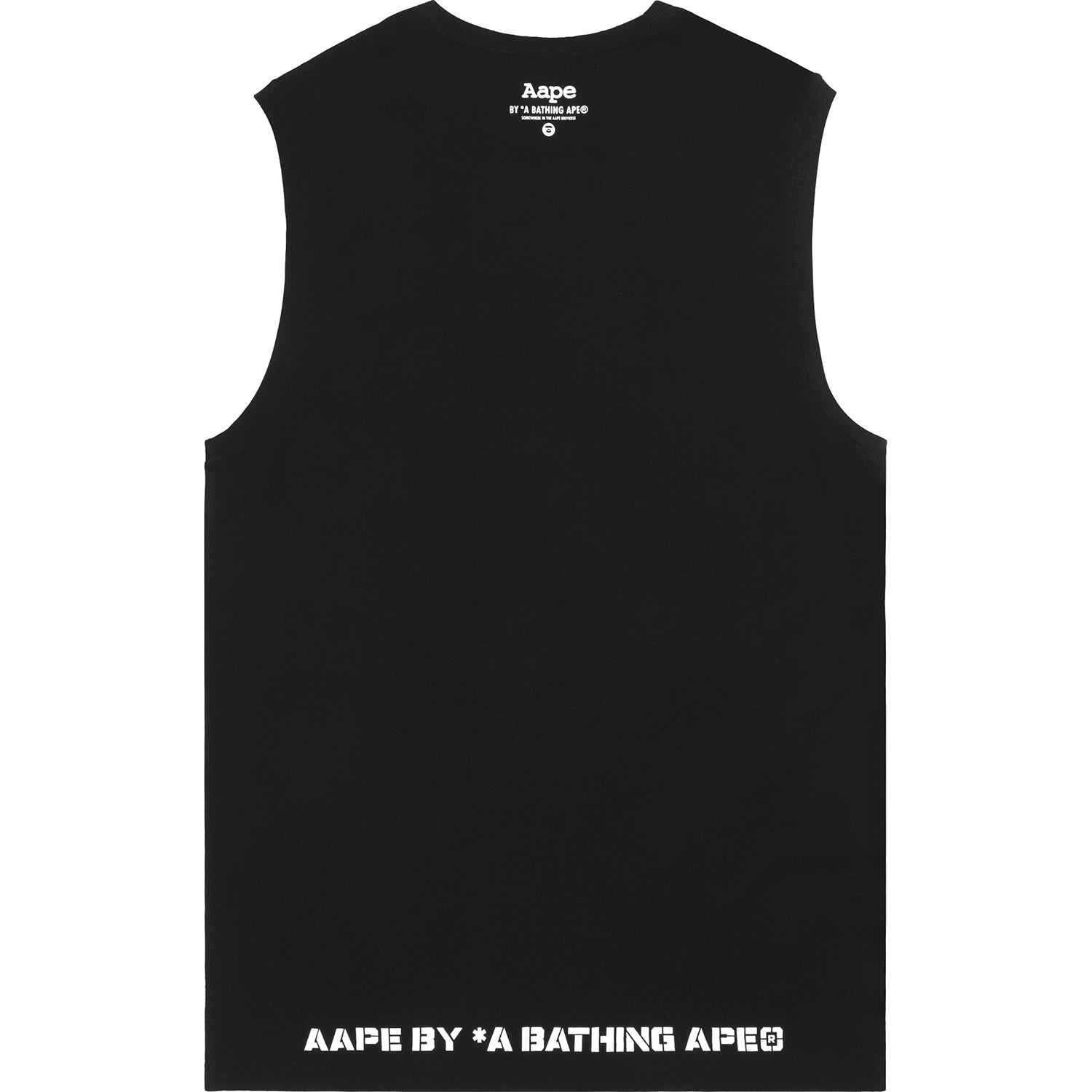 AAPE APE FACE BADGE MUSCLE TEE