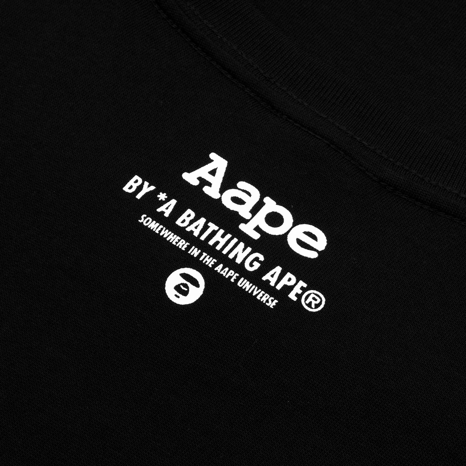 AAPE APE FACE BADGE MUSCLE TEE