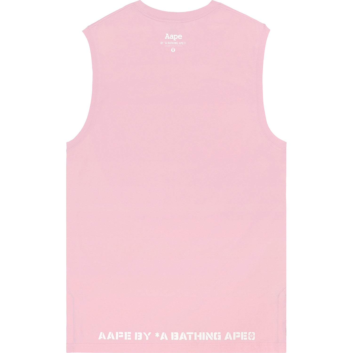 AAPE APE FACE BADGE MUSCLE TEE