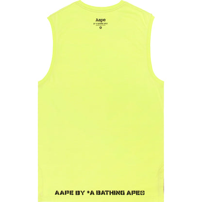 AAPE APE FACE BADGE MUSCLE TEE