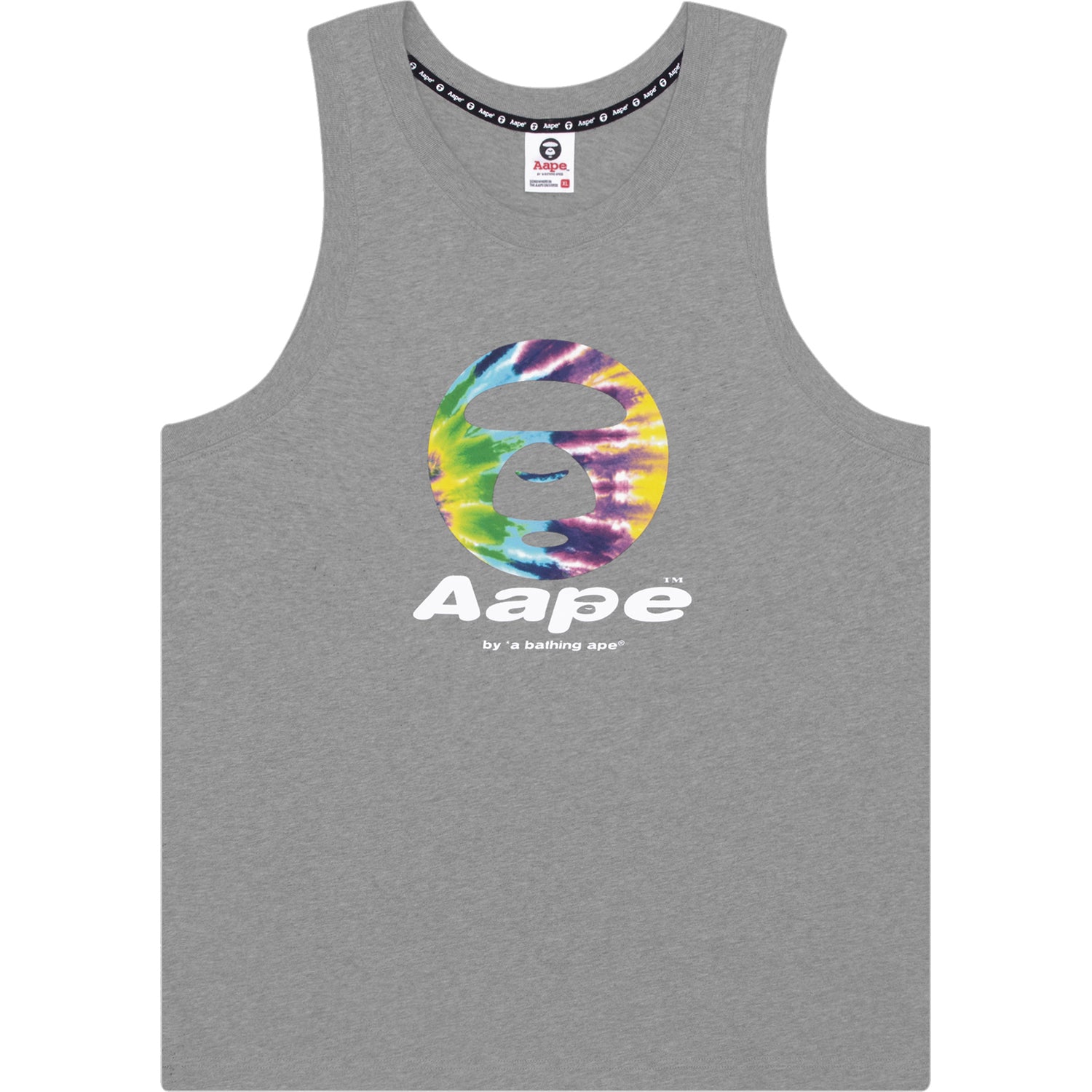 AAPE TIE-DYE APE FACE TANK TOP