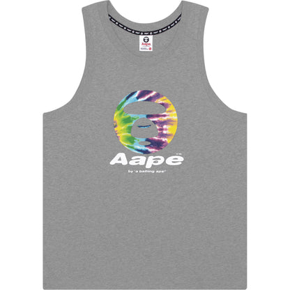 AAPE TIE-DYE APE FACE TANK TOP