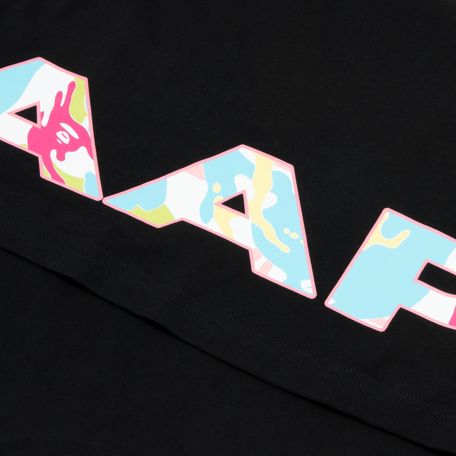 AAPE MOONFACE PRINTED TEE