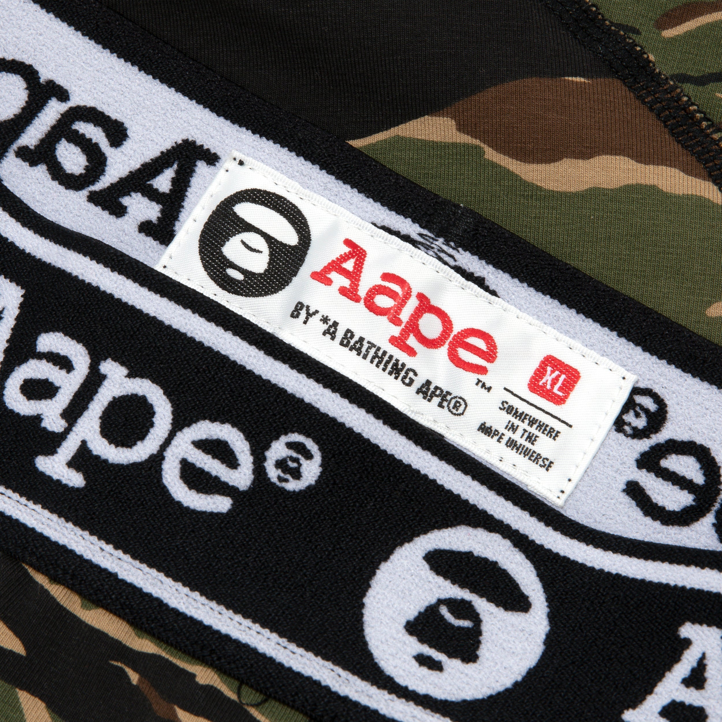 AAPE MOONFACE CAMO BOXER BRIEFS