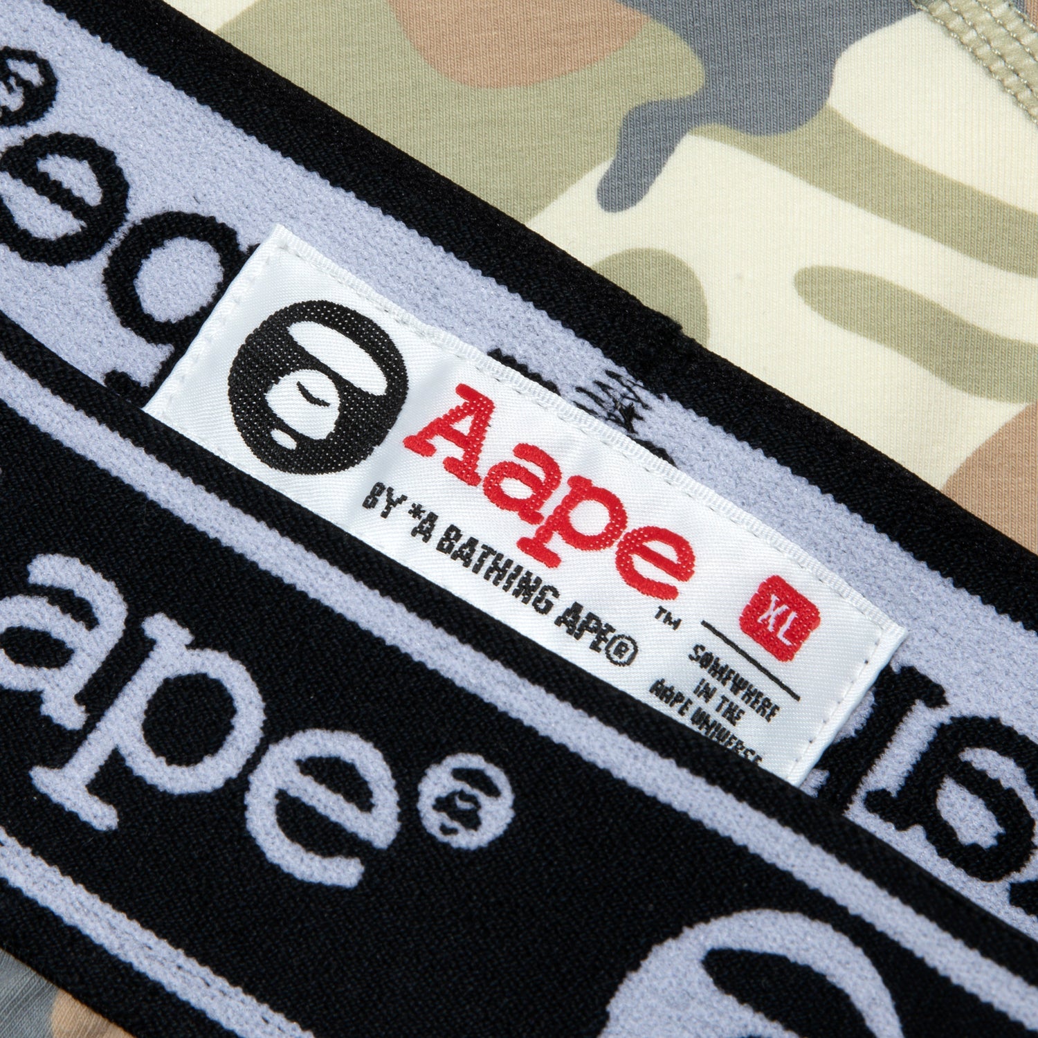 AAPE MOONFACE CAMO BRIEFS