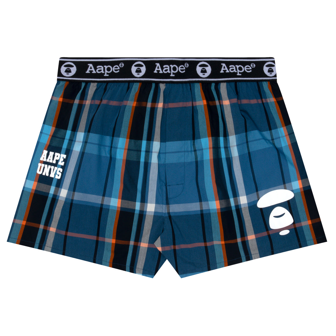 APE FACE PLAID BOXERS