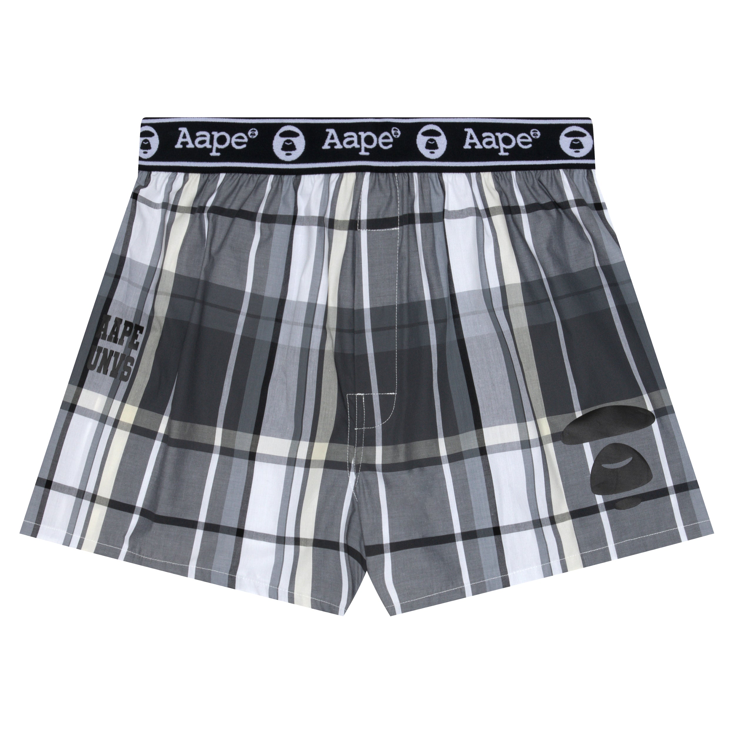 APE FACE PLAID BOXERS