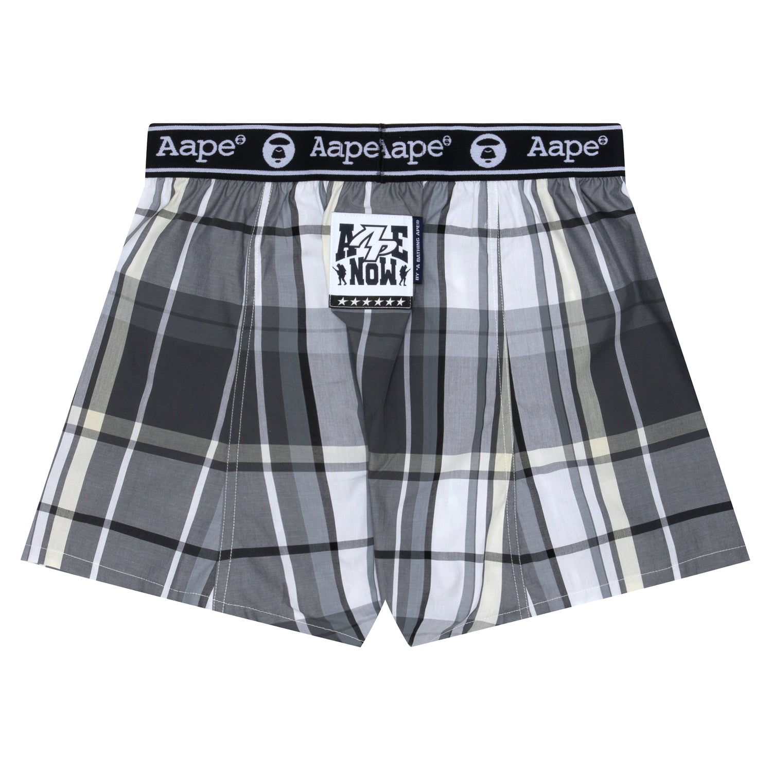 APE FACE PLAID BOXERS