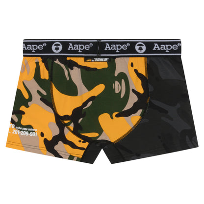 MOONFACE COLOUR BLOCKED CAMO BRIEFS