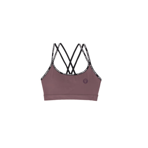 MOONFACE CROPPED SPORTS BRA TOP