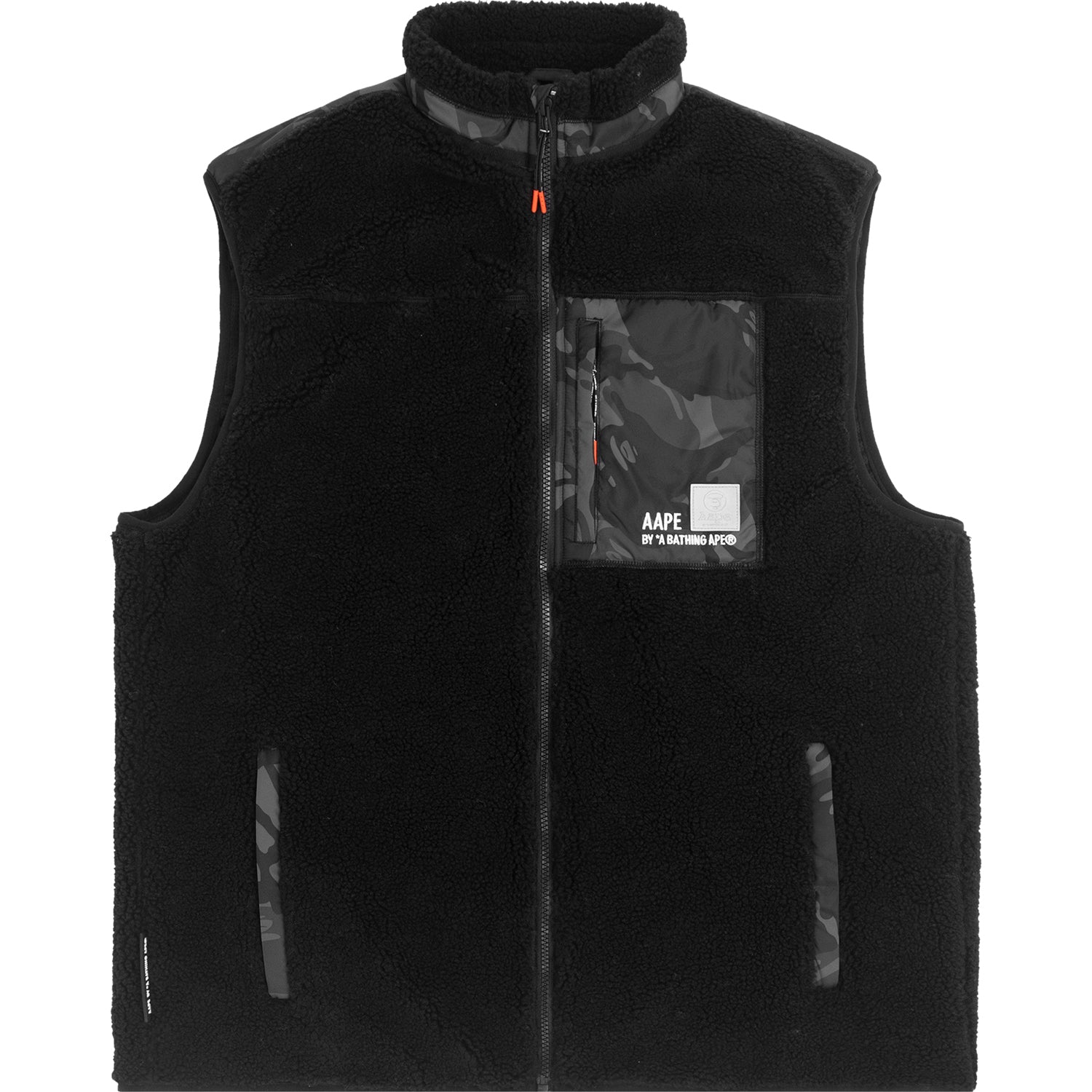 AAPE CAMO FLEECE VEST