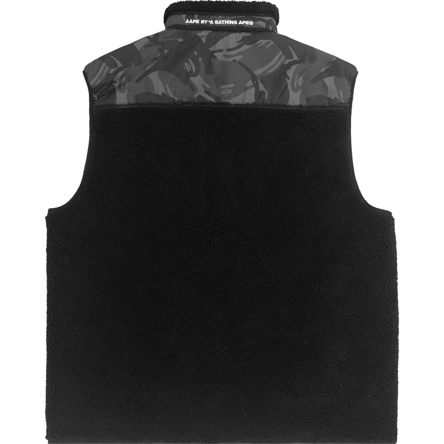 AAPE CAMO FLEECE VEST