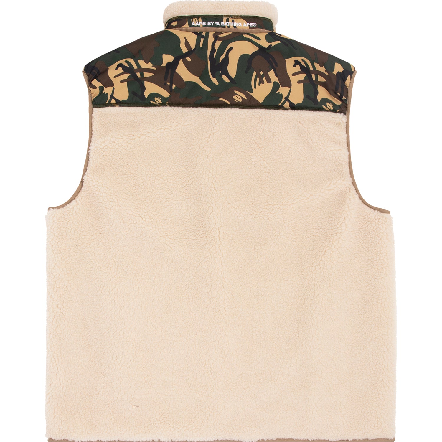 AAPE CAMO FLEECE VEST