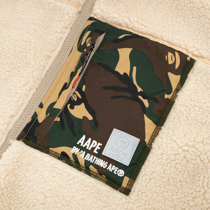 AAPE CAMO FLEECE VEST