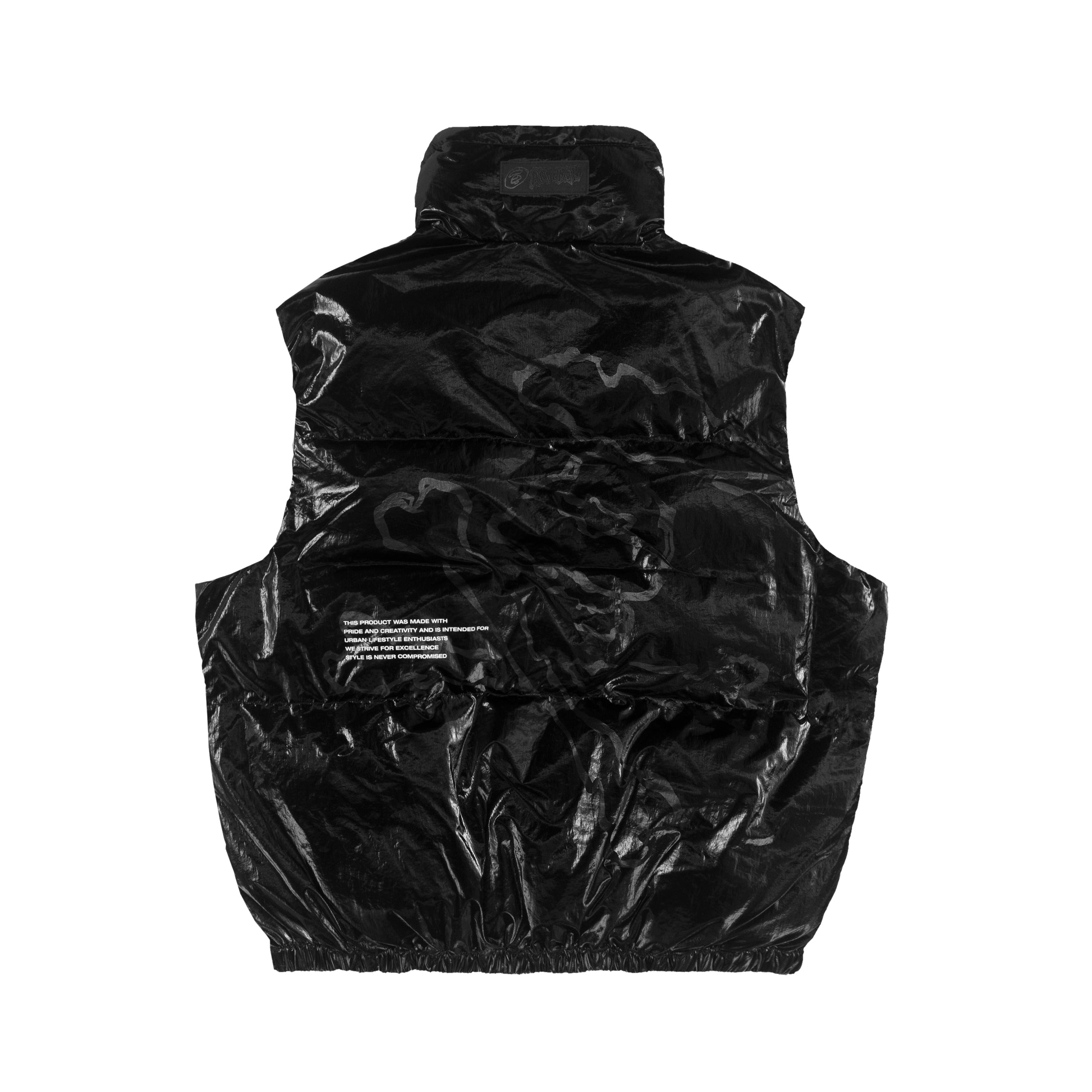 MOONFACE GLOSSY PUFFER VEST