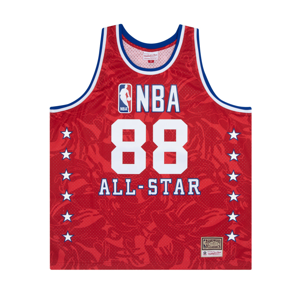 AAPE x Mitchell & Ness NBA All Star Jersey AAPVTM9417XXE / White / Small